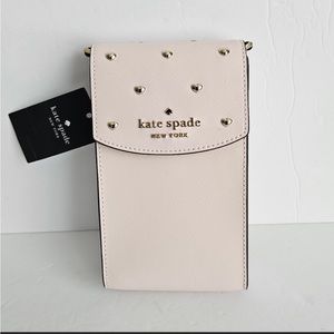 KATE SPADE NEW YORK STACI LIGHT ROSE STUDDED HEARTS